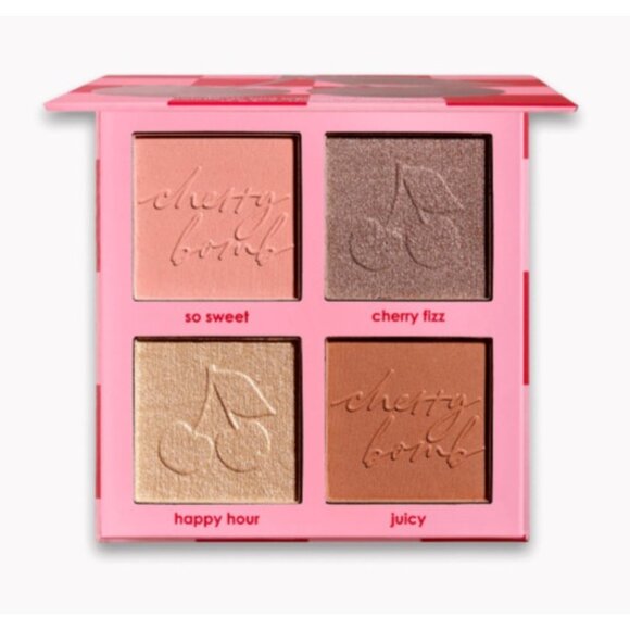 BNIB  CIATÉ LONDON Cherry Bomb Blush and Highlighter Palette in Light Medium - Picture 3 of 5